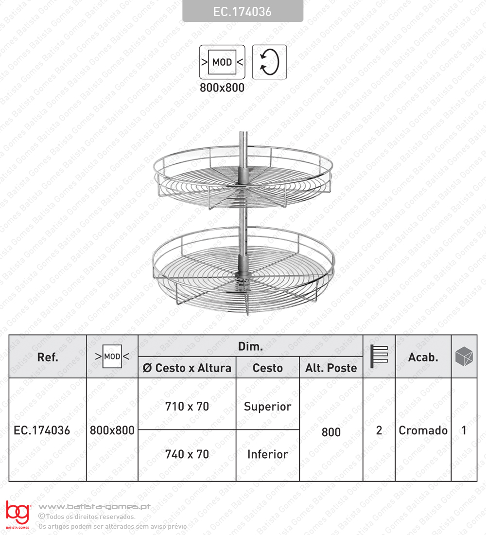 Prateleiras girat�rias 360� (4/4)